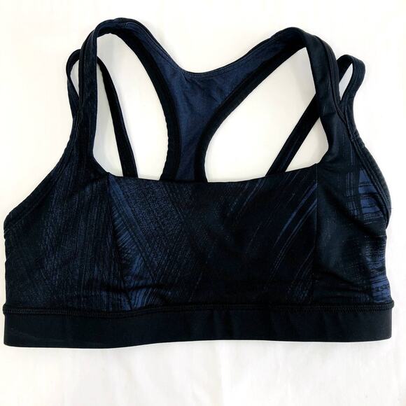Lululemon Athletica Women's Splendour Bra Wind Chill Deep Navy Black Size 6 - Picture 1 of 8